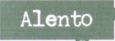 Logo de ALENTO
