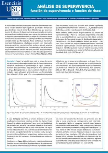 ANÁLISE DE SUPERVIVENCIA: FUNCIÓN DE SUPERVIVENCIA E FUNCIÓN DE RISCO