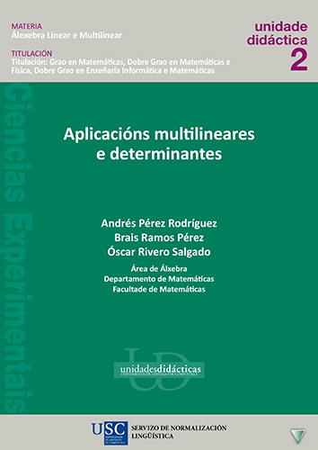 APLICACIÓNS MULTILINEARES E DETERMINANTES