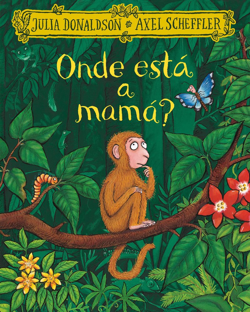 Portada de "Onde está a mamá?"