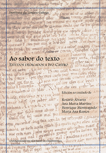 AO SABOR DO TEXTO. ESTUDIOS DEDICADOS A IVO CASTRO