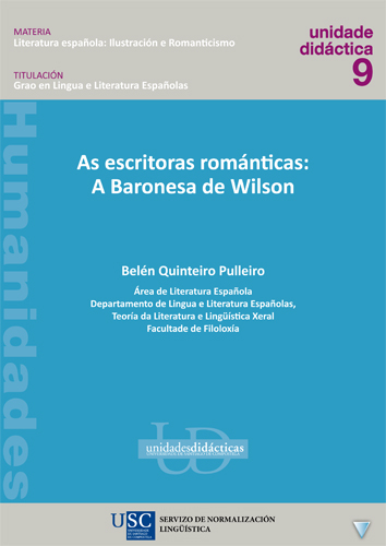 AS ESCRITORAS ROMÁNTICAS: A BARONESA DE WILSON