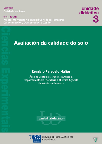 AVALIACIÓN DA CALIDADE DO SOLO