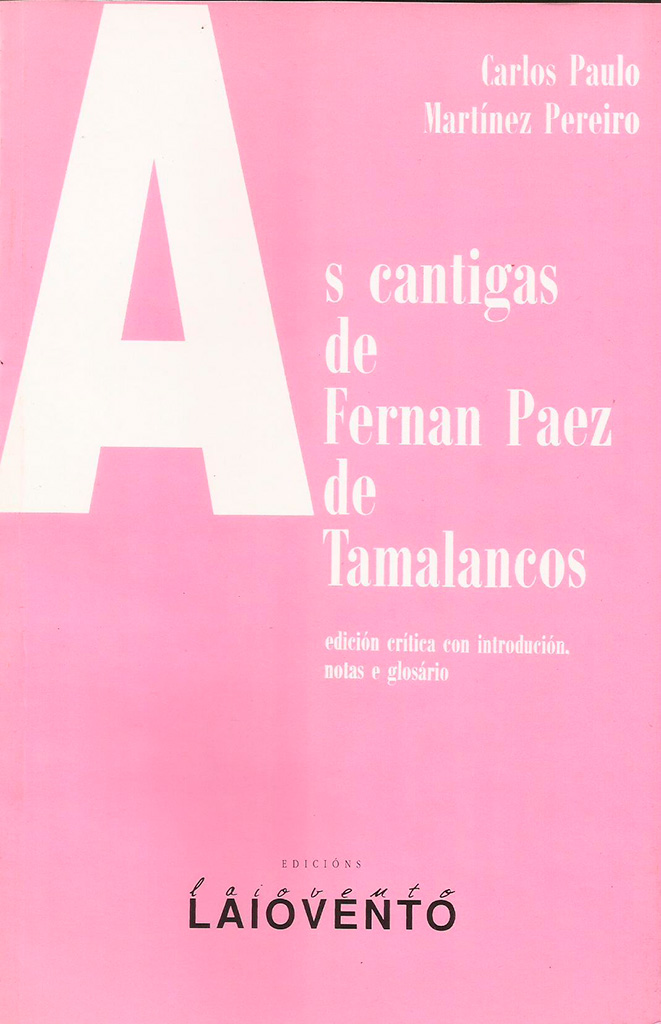 AS CANTIGAS DE FERNÁN PÁEZ DE TAMALANCOS