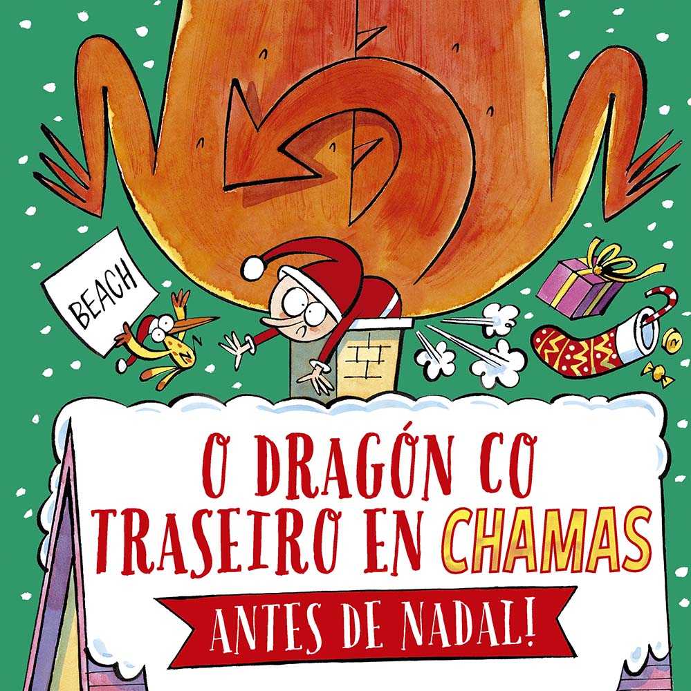 O DRAGÓN CO TRASEIRO EN CHAMAS ANTES DE NADAL!