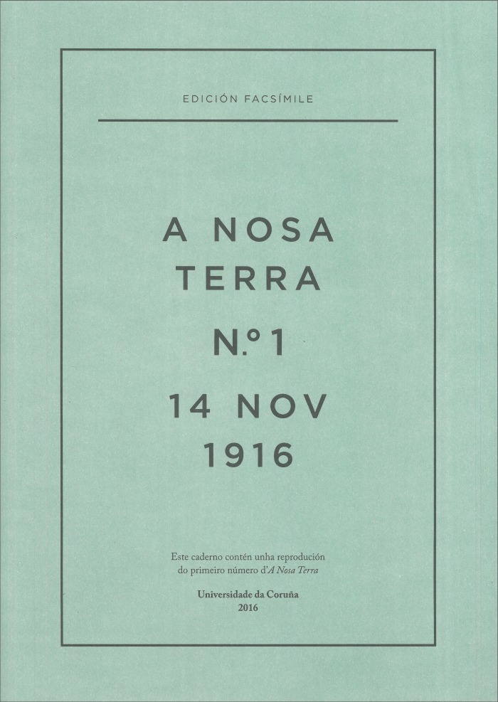A NOSA TERRA N.º 1, 14 DE NOVEMBRO DE 1916